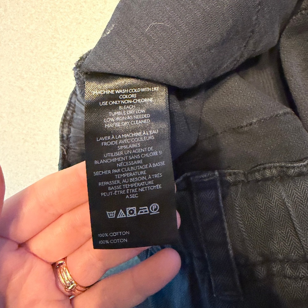 Free People We The Free Tahiti Pull-On Cargo Pants Black Women Size Small - Picture 4 of 14